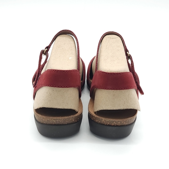 Dansko Rowan Women's Casual Slingback Cinnabar Milled Nubuck Sandals Size 8.5-9 - Picture 6 of 10